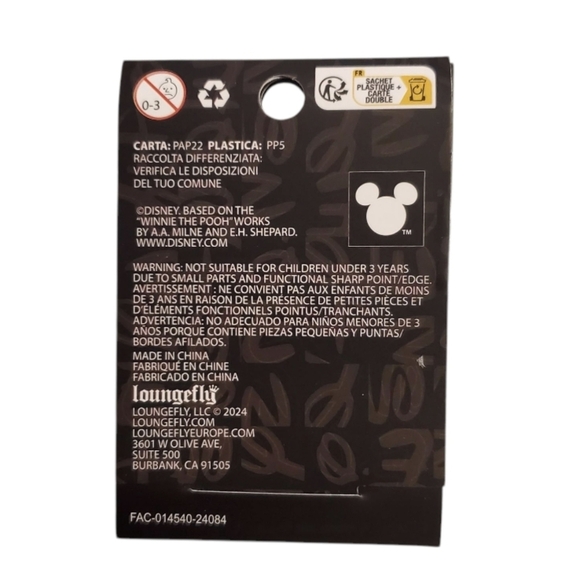 New Loungefly Disney Winnie the Pooh Piglet Balloon Enamel Collection Pin - Picture 3 of 4